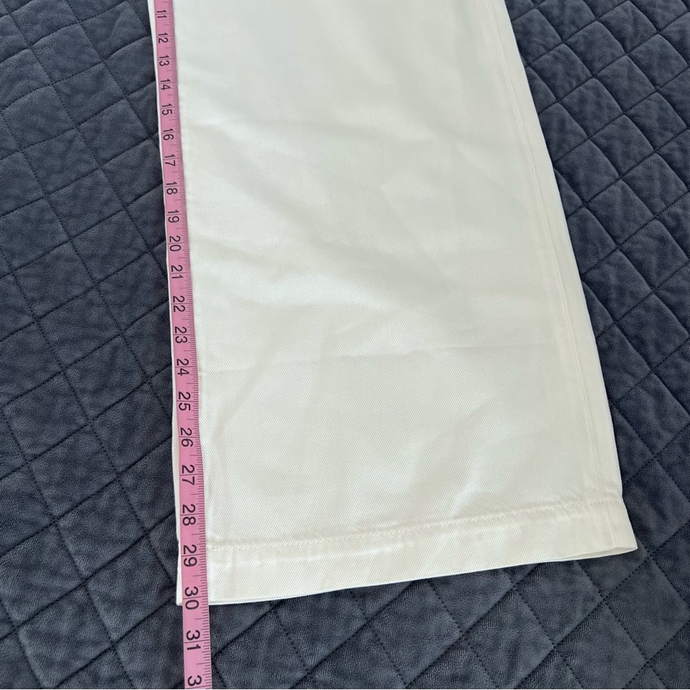 Madewell The Harlow Wide Leg Trouser Jean Size 29 Cream High Rise Relaxed Fit CL - Picture 11 of 14